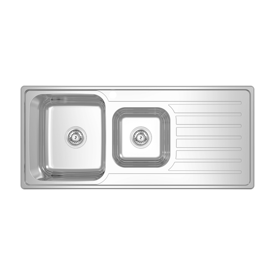 Abey Daintree 1 & 3/4 Bowl Sink