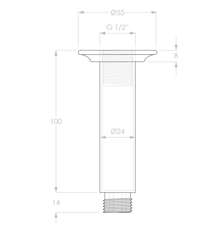 Adp Eternal Shower Dropper 100mm