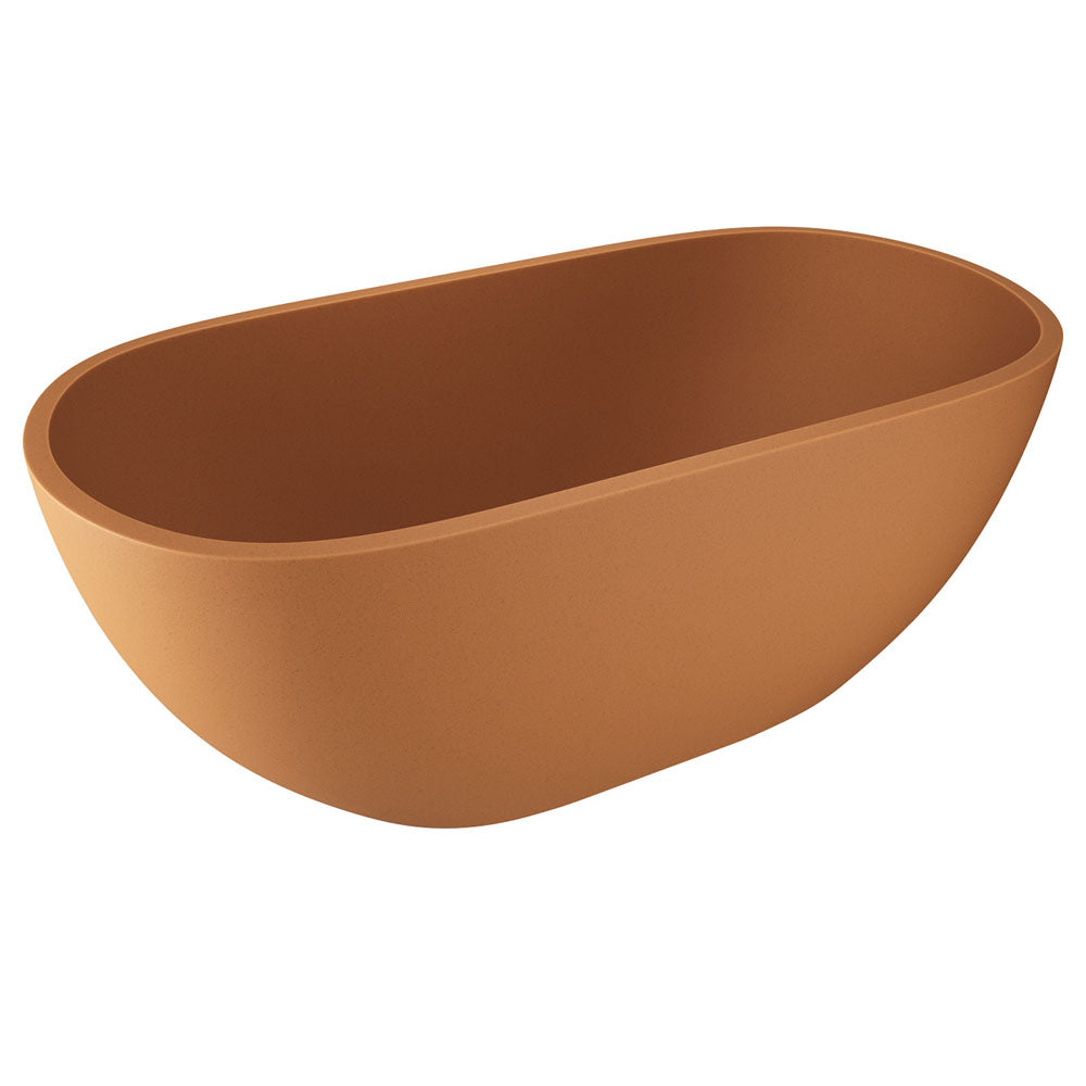 Fienza Jada Concrete Freestanding Bath Tuscan