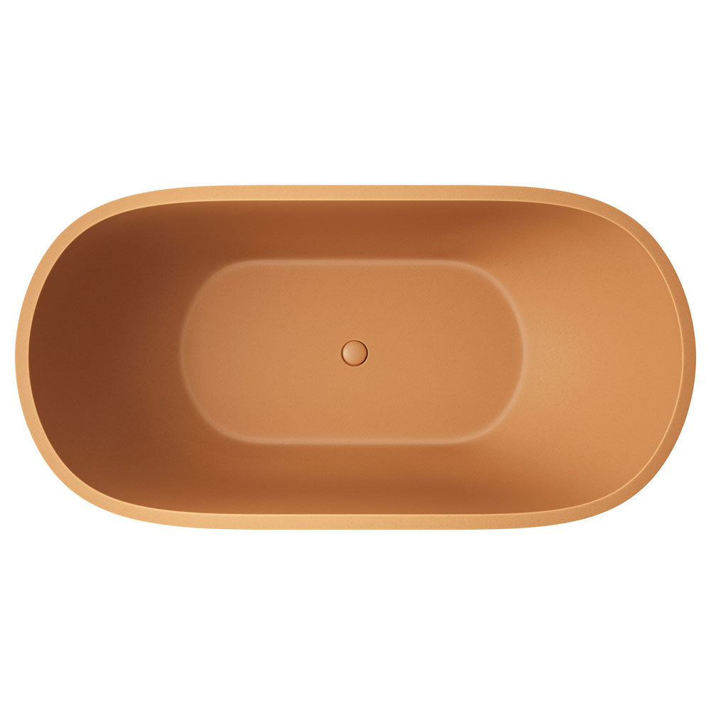 Fienza Jada Concrete Freestanding Bath Tuscan