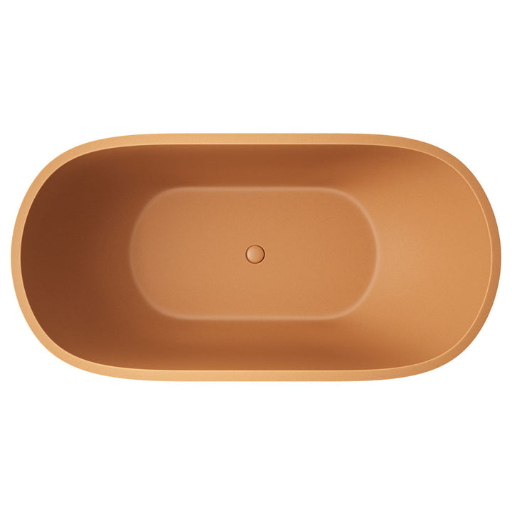 Fienza Jada Concrete Freestanding Bath Tuscan