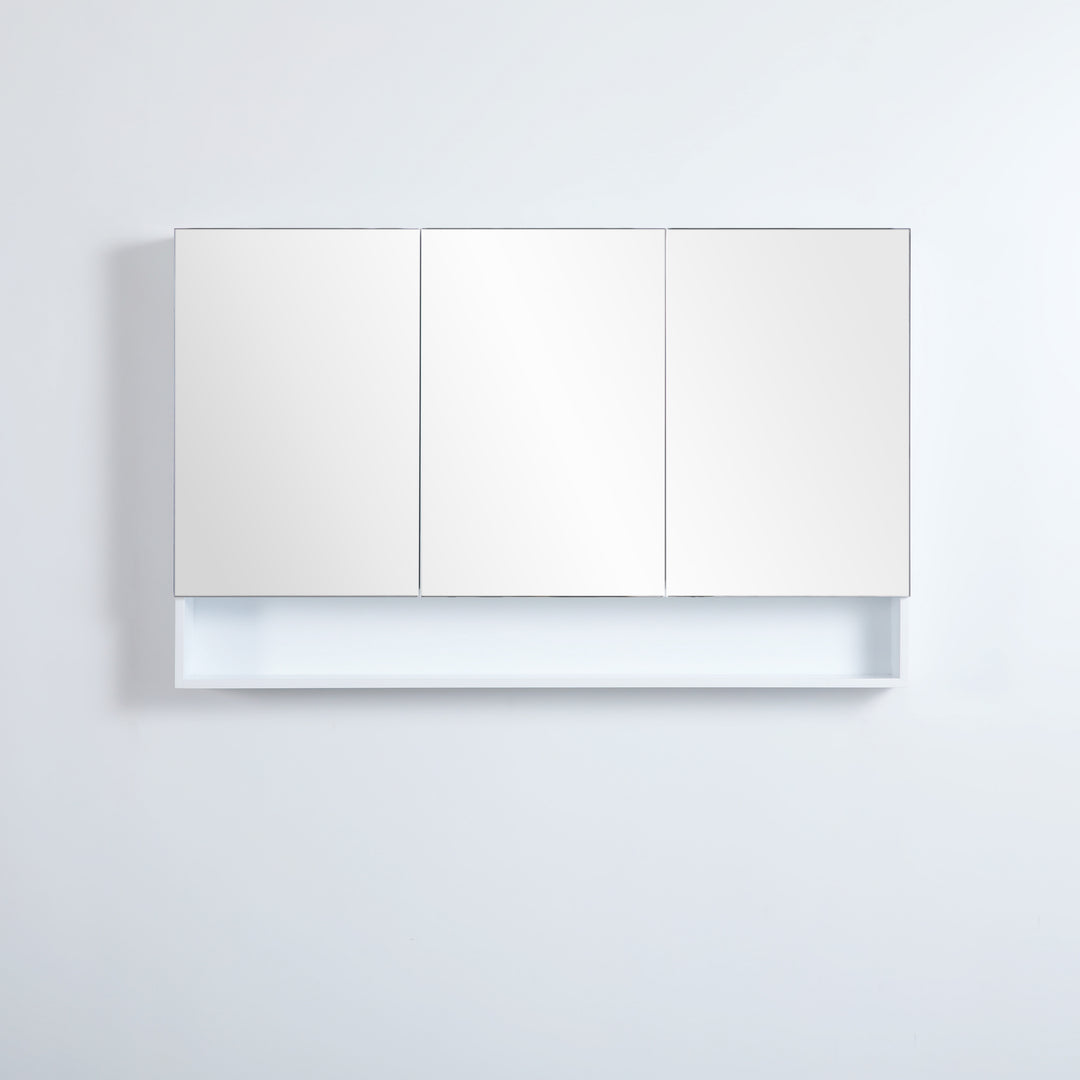Ceto Fremantle Shaving Cabinet Matte White 1200mm