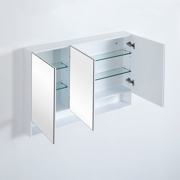 Ceto Fremantle Shaving Cabinet Matte White 1200mm