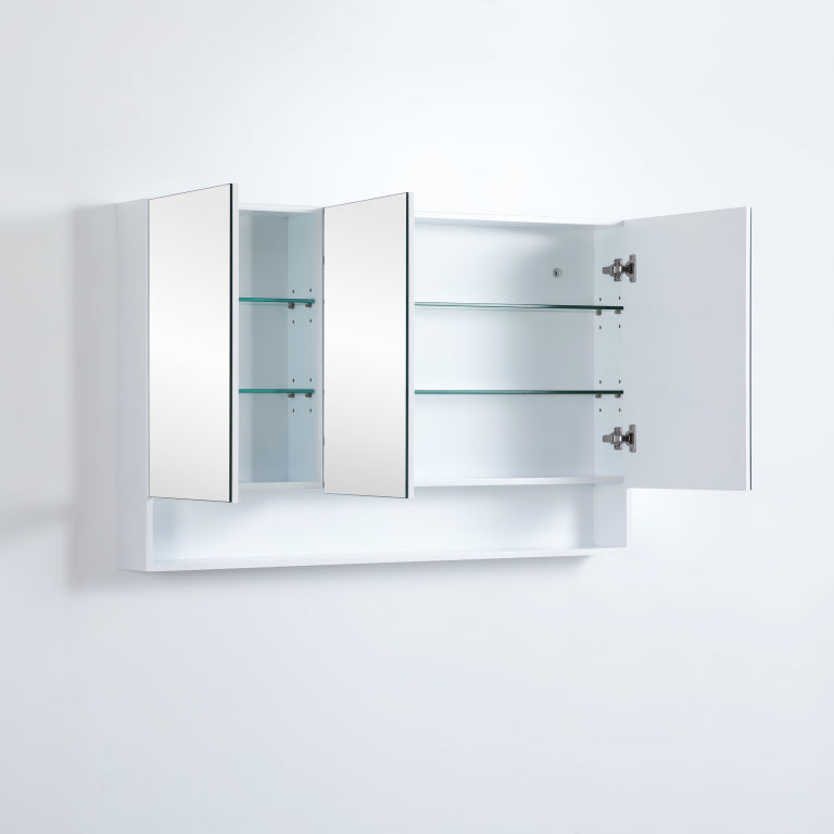 Ceto Fremantle Shaving Cabinet Matte White 1200mm