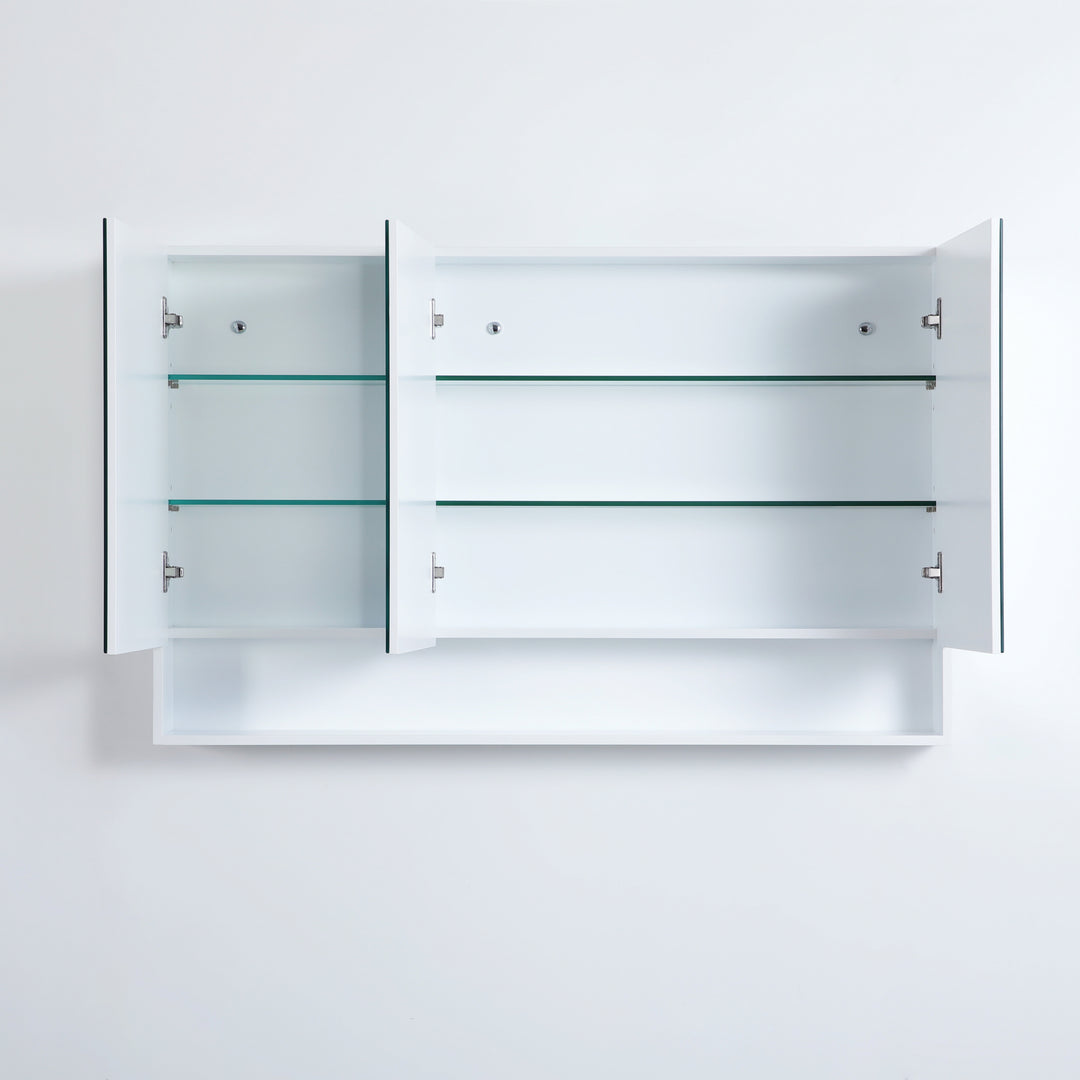 Ceto Fremantle Shaving Cabinet Matte White 1200mm