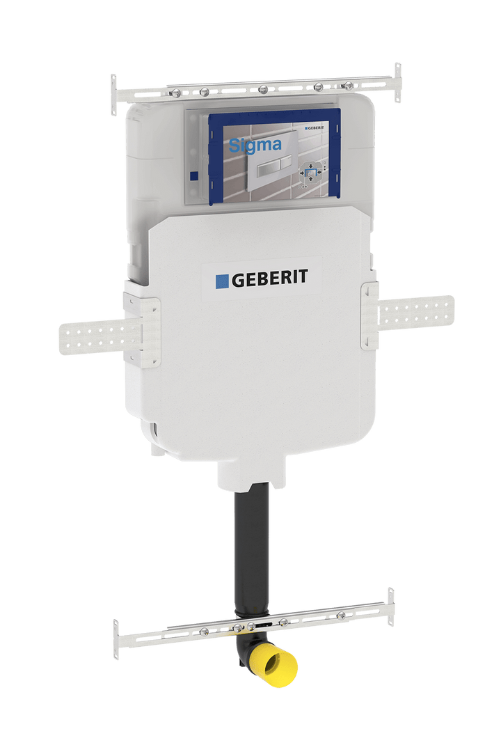 Turner Hastings Package - Fino WhisperFlush Matte White Floor Mounted Pan & Thin Seat + Geberit In-wall Cistern + Flush Plate
