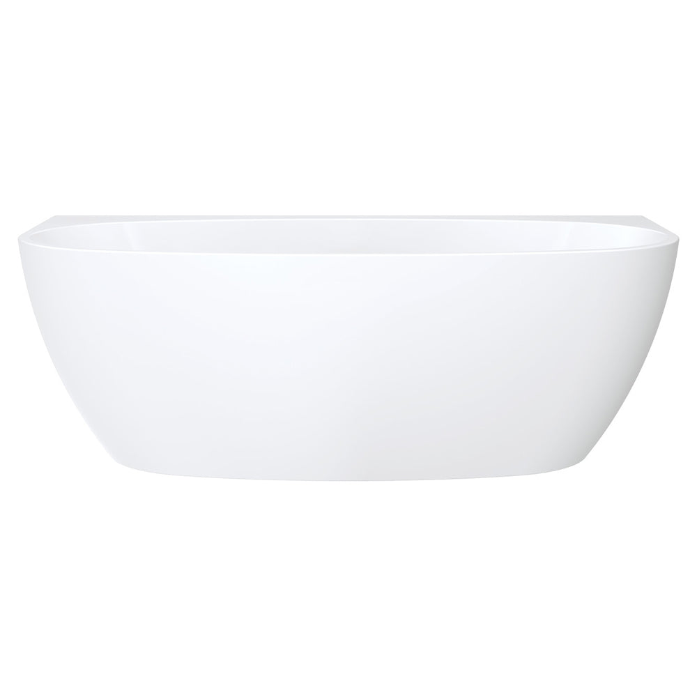 Fienza Keeto Back-To-Wall Acrylic Gloss White Bath 1700mm