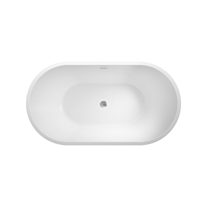 Fienza Austin Freestanding Acrylic Bath with Overflow 1300mm