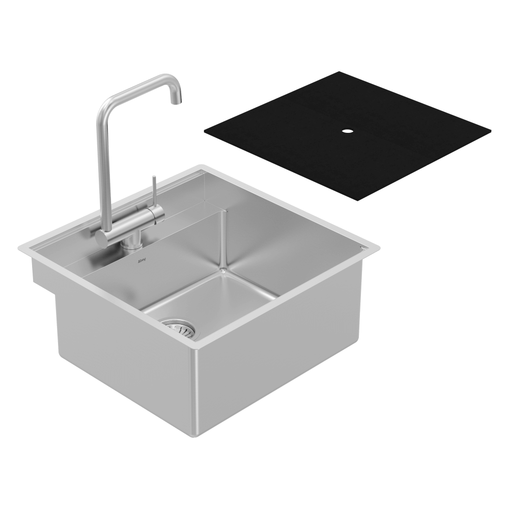 Abey Alfresco Covered Sink & Foldable Kitchen Tap Pack