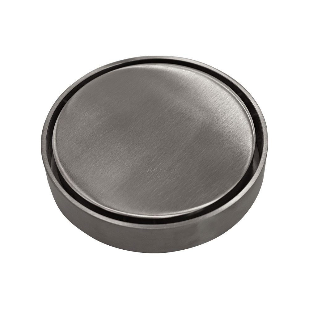 Fienza Round 2-in-1 Tile Bed Floor Waste 88mm Outlet Gun Metal