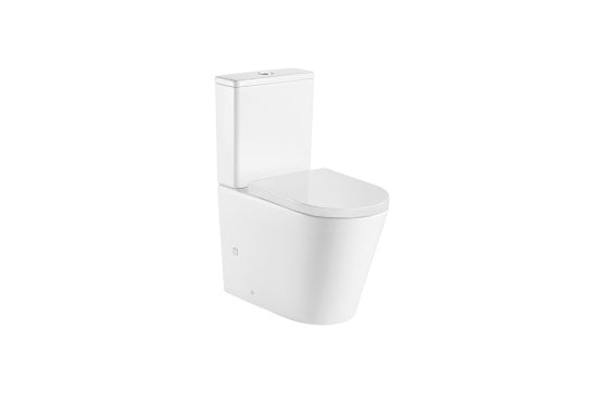 Turner Hastings Fino WhisperFlush Gloss White Close Coupled Back to Wall Toilet Suite with Thick Seat