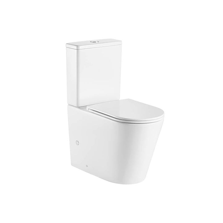 Turner Hastings Fino WhisperFlush Gloss White Close Coupled Back to Wall Toilet Suite with Thin Seat