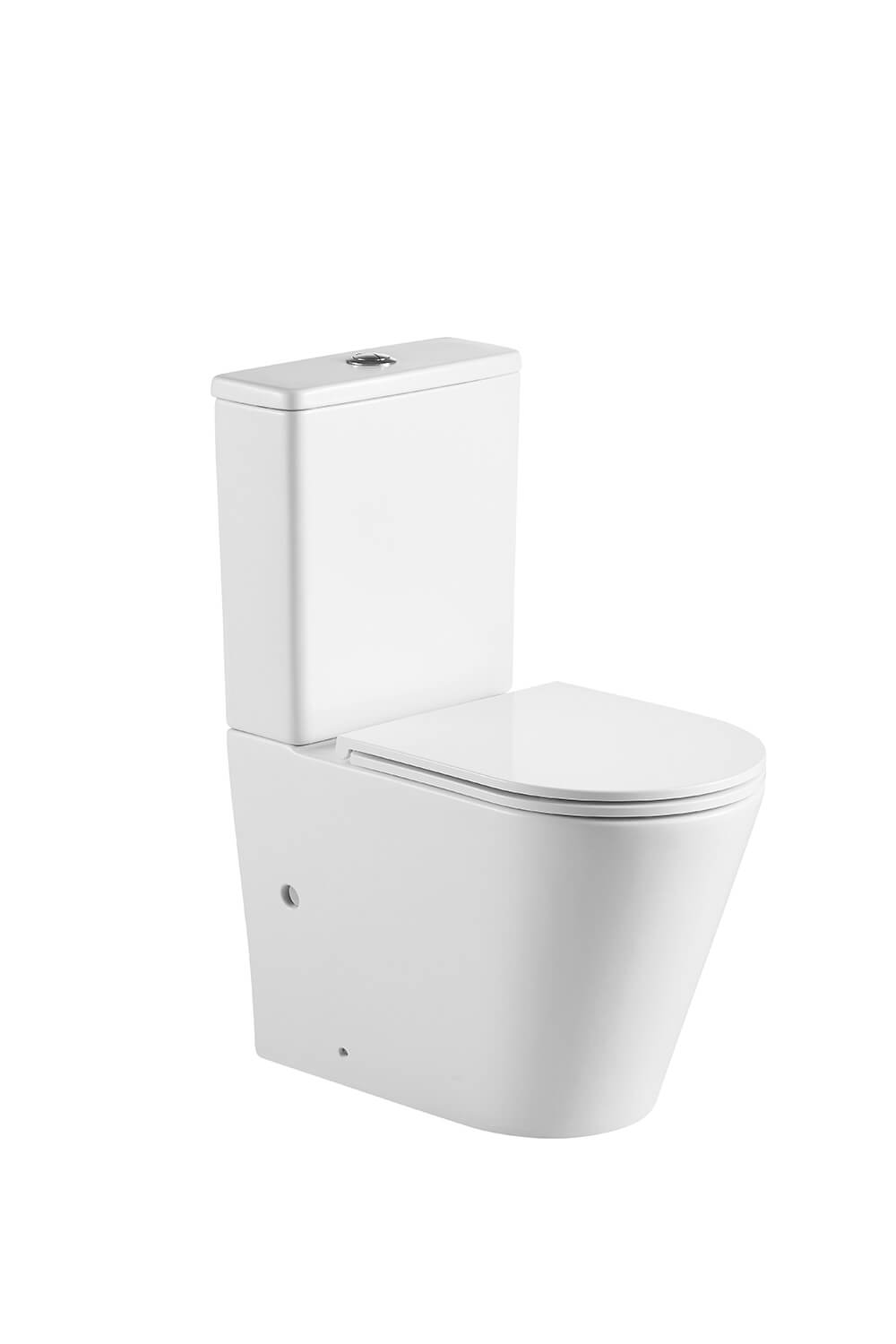 Turner Hastings Fino WhisperFlush Matte White Close Coupled Back to Wall Toilet Suite with Thin Seat