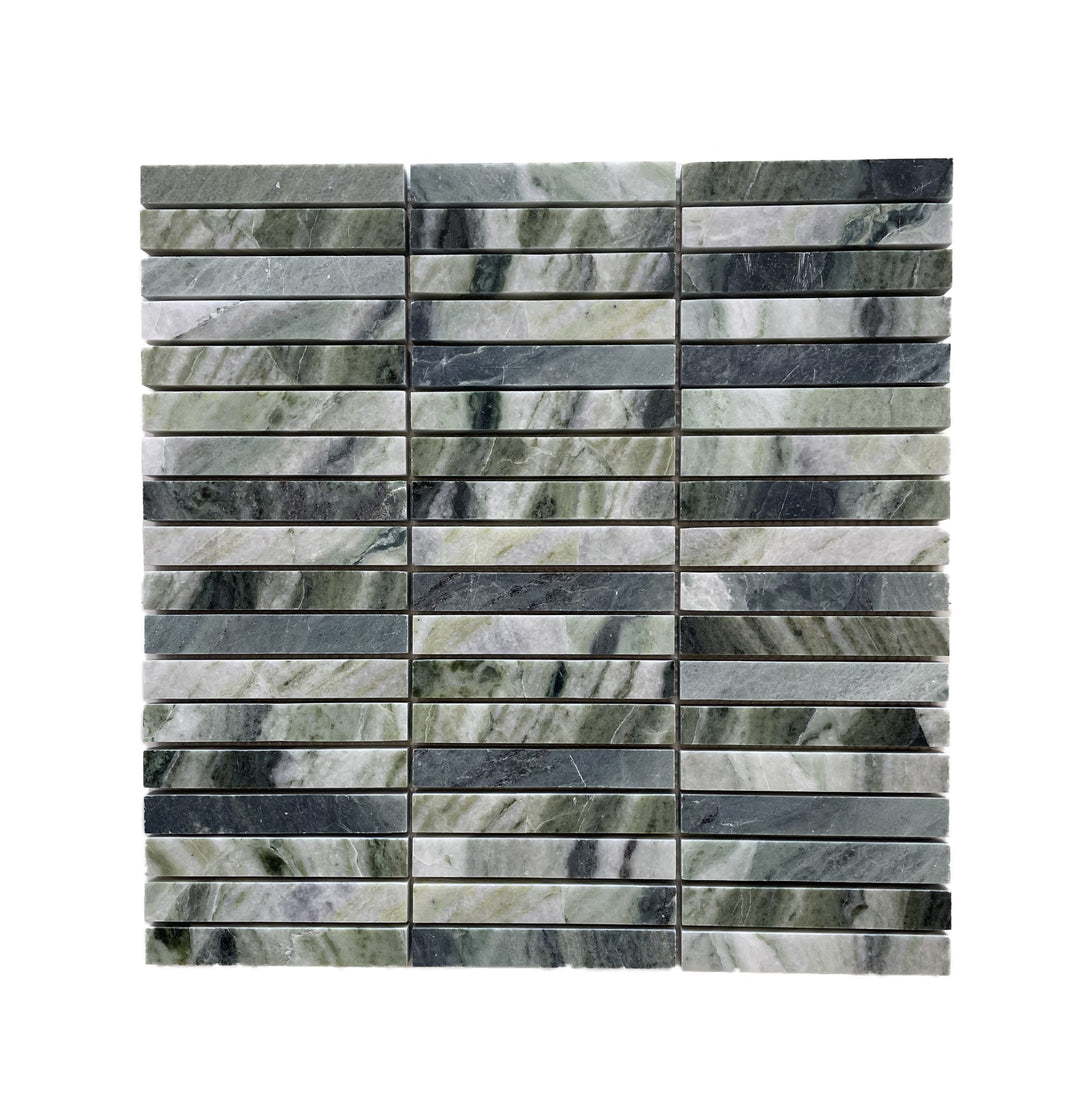 Fontana Verde Finger Honed Mosaic