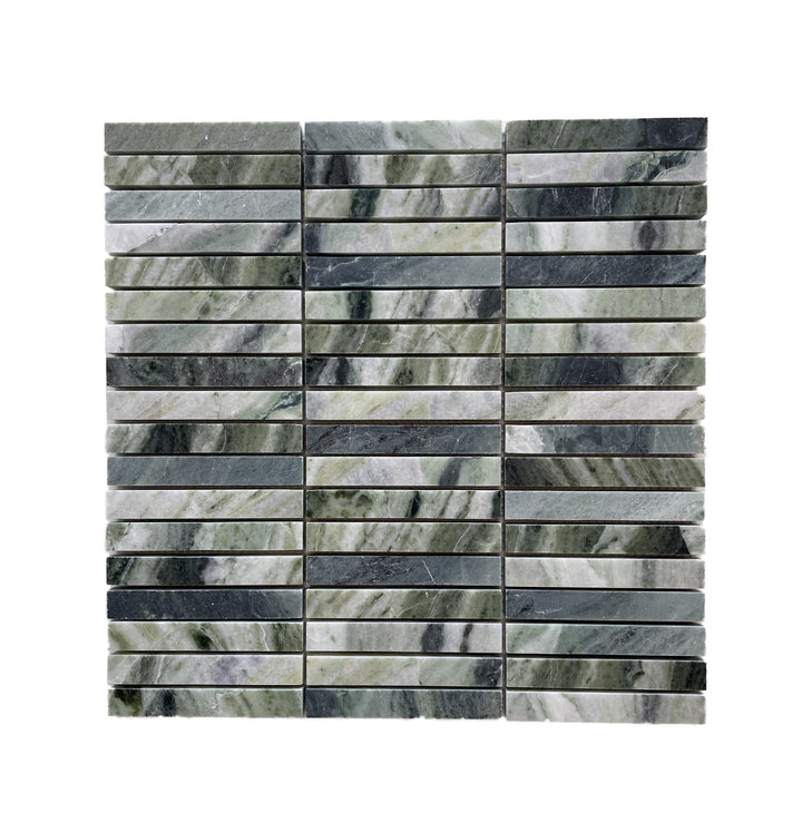 Fontana Verde Finger Honed Mosaic