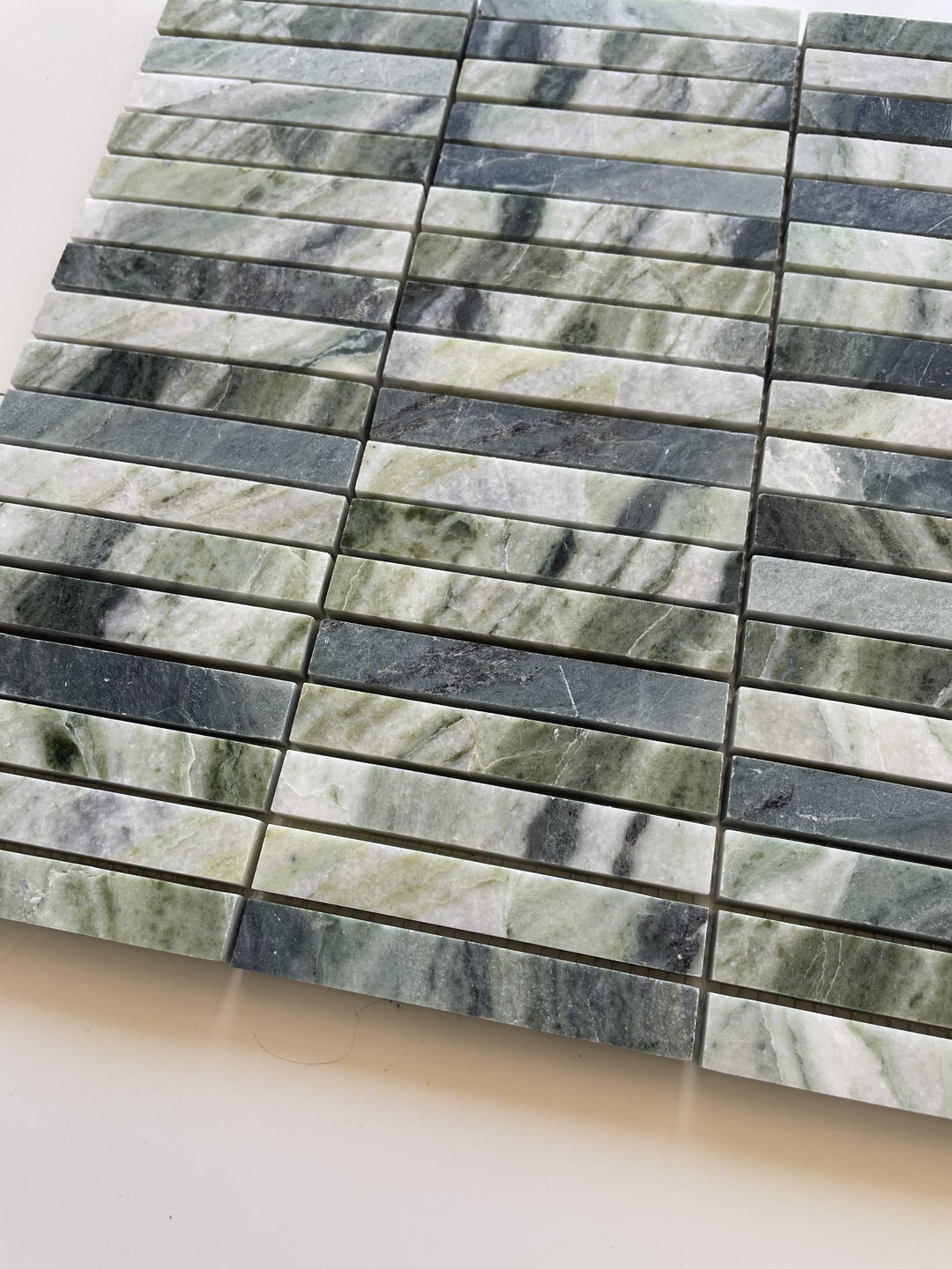 Fontana Verde Finger Honed Mosaic