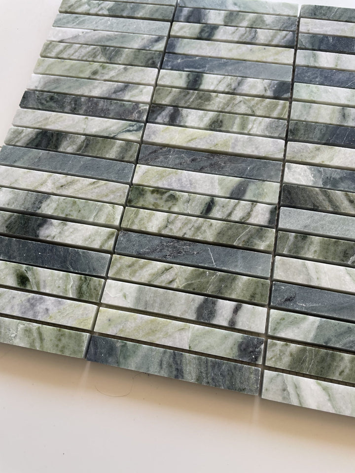 Fontana Verde Finger Honed Mosaic