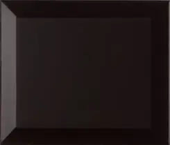 Solid black color swatch