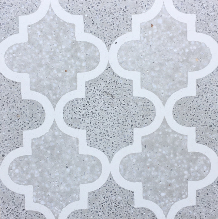 The White Lantern Encaustic Terrazzo Tile Collection