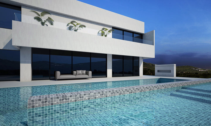 Hideaway Alpine Grey Pool Mosaic 47x47mm