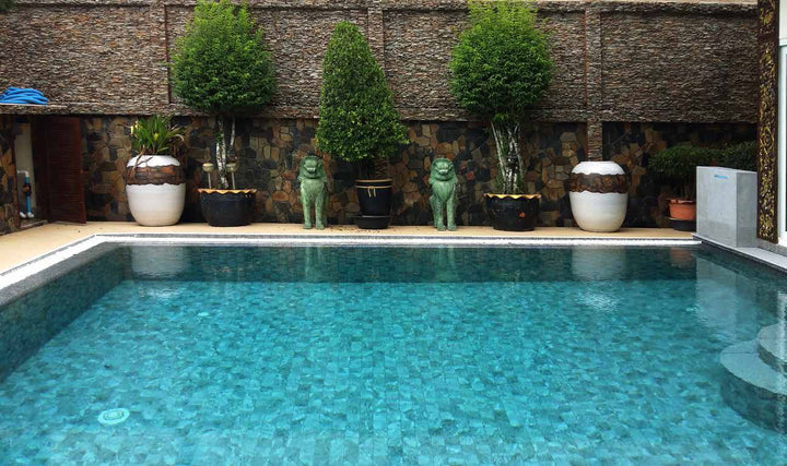 Hideaway Alpine Grey Pool Mosaic 47x47mm