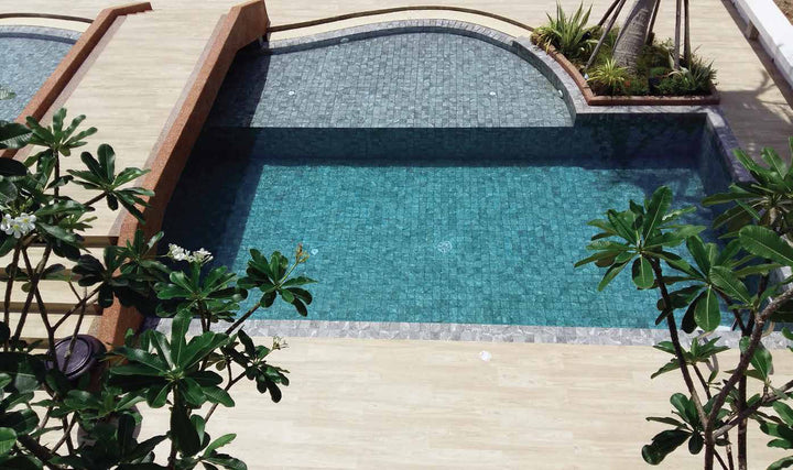 Hideaway Alpine Grey Pool Mosaic 47x47mm