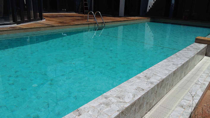 Hideaway Alpine Light Grey Pool Mosaic 47x47mm