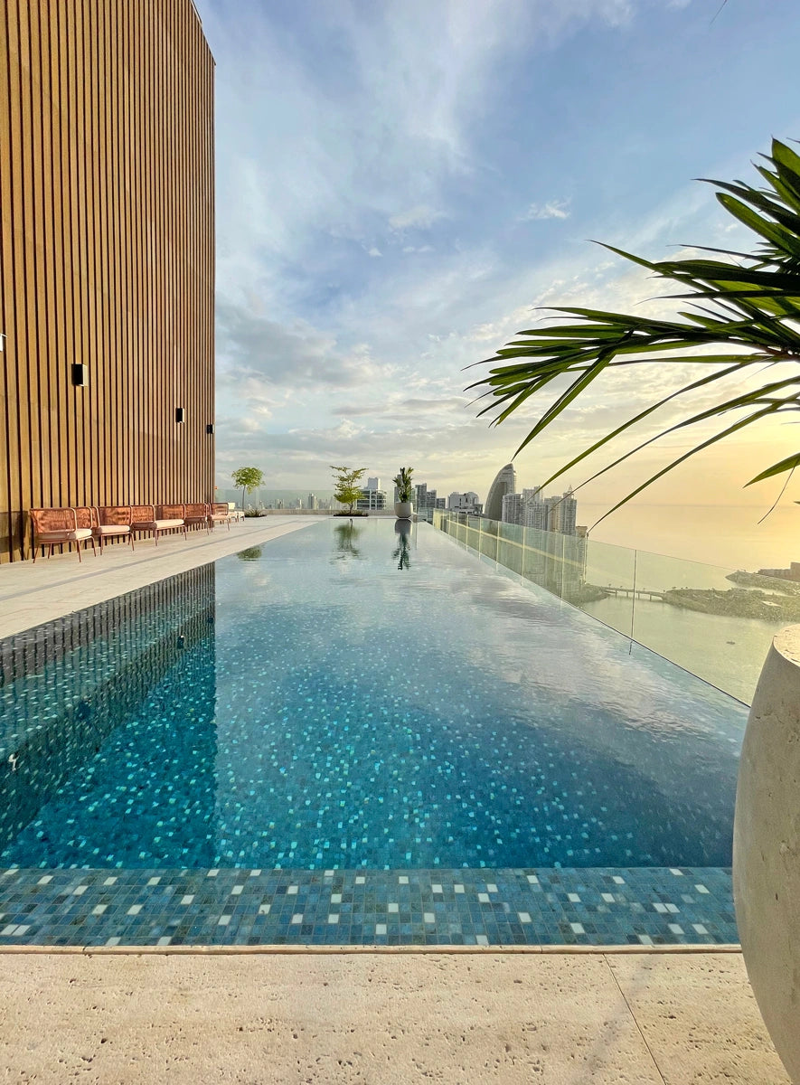 Onix Luminis Caribu Pool Tile