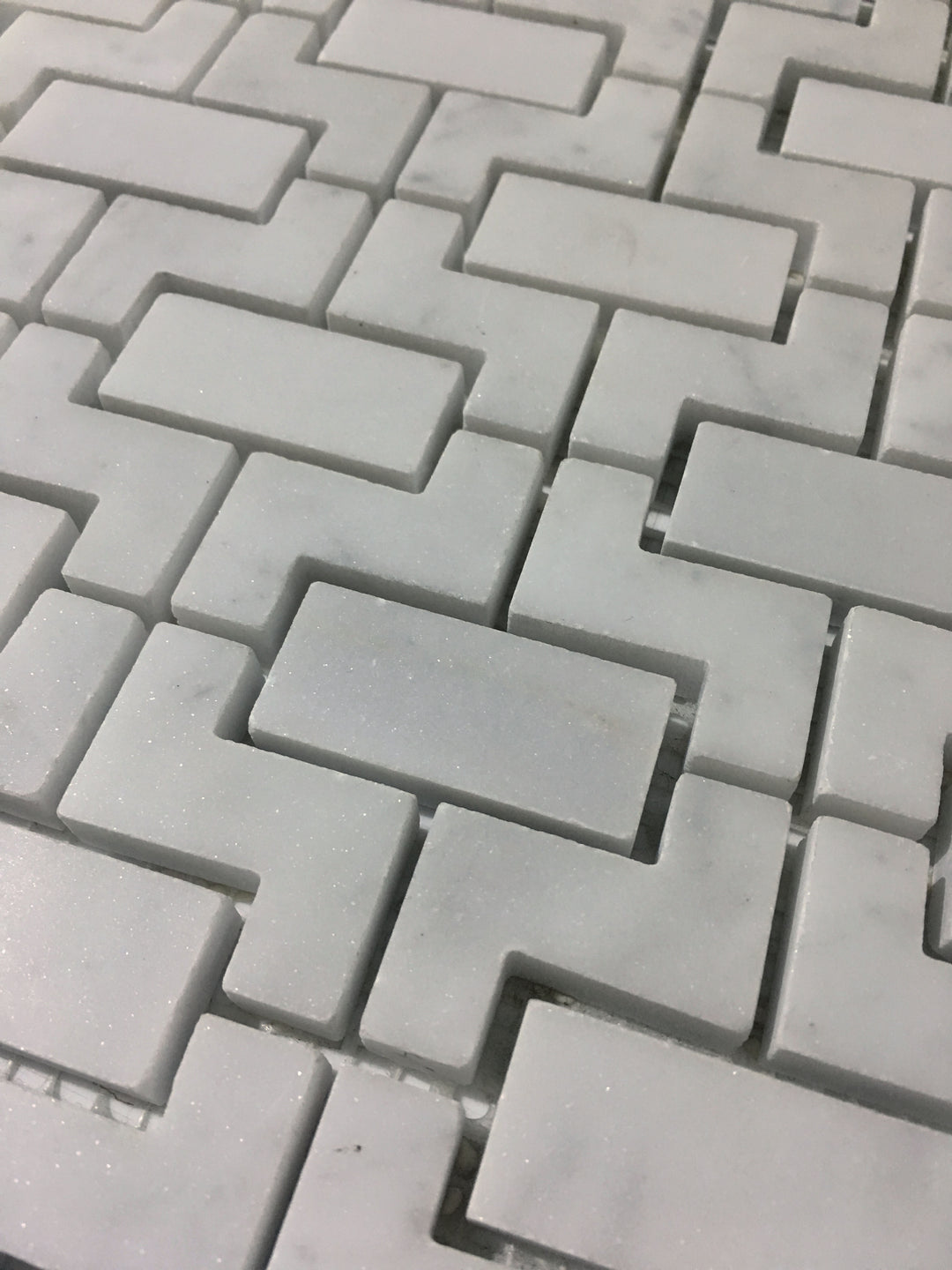 Maze Carrara Mosaic