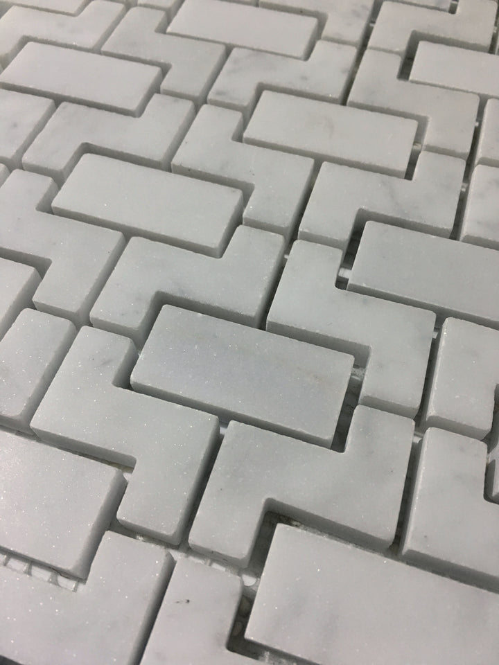 Maze Carrara Mosaic