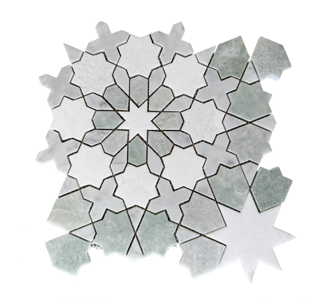 Palmyra Honed Marble Mosaic