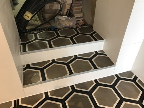 The Vermont Bordered Hexagon Tile Collection