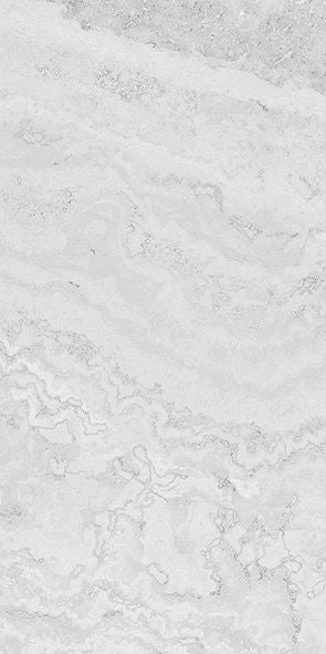 Italian 3D Crafted Travertine Silver (Stream Silver) Porcelain Tile