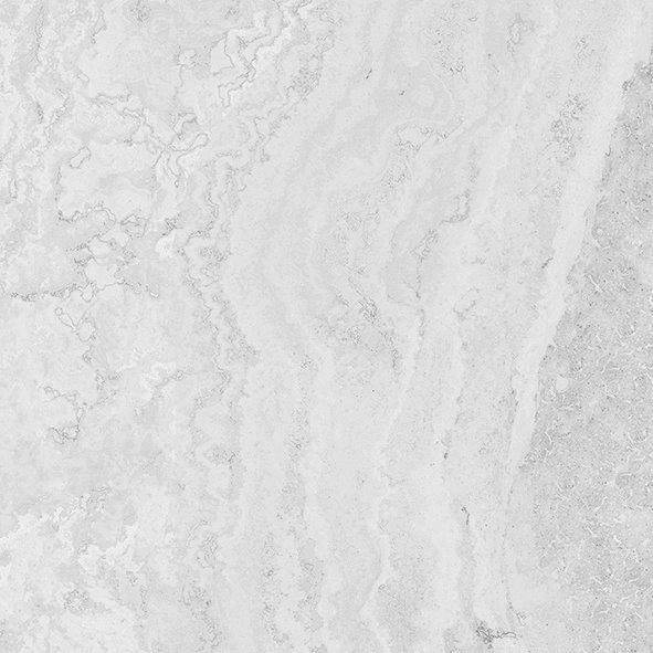 Italian 3D Crafted Travertine Silver (Stream Silver) Porcelain Tile
