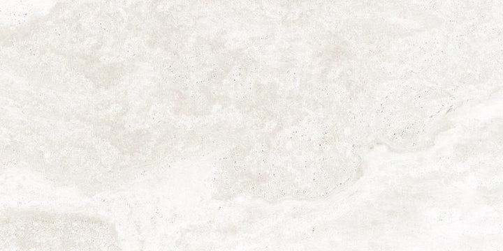 Italian 3D Crafted Travertine White (Stream Bone) Porcelain Tile