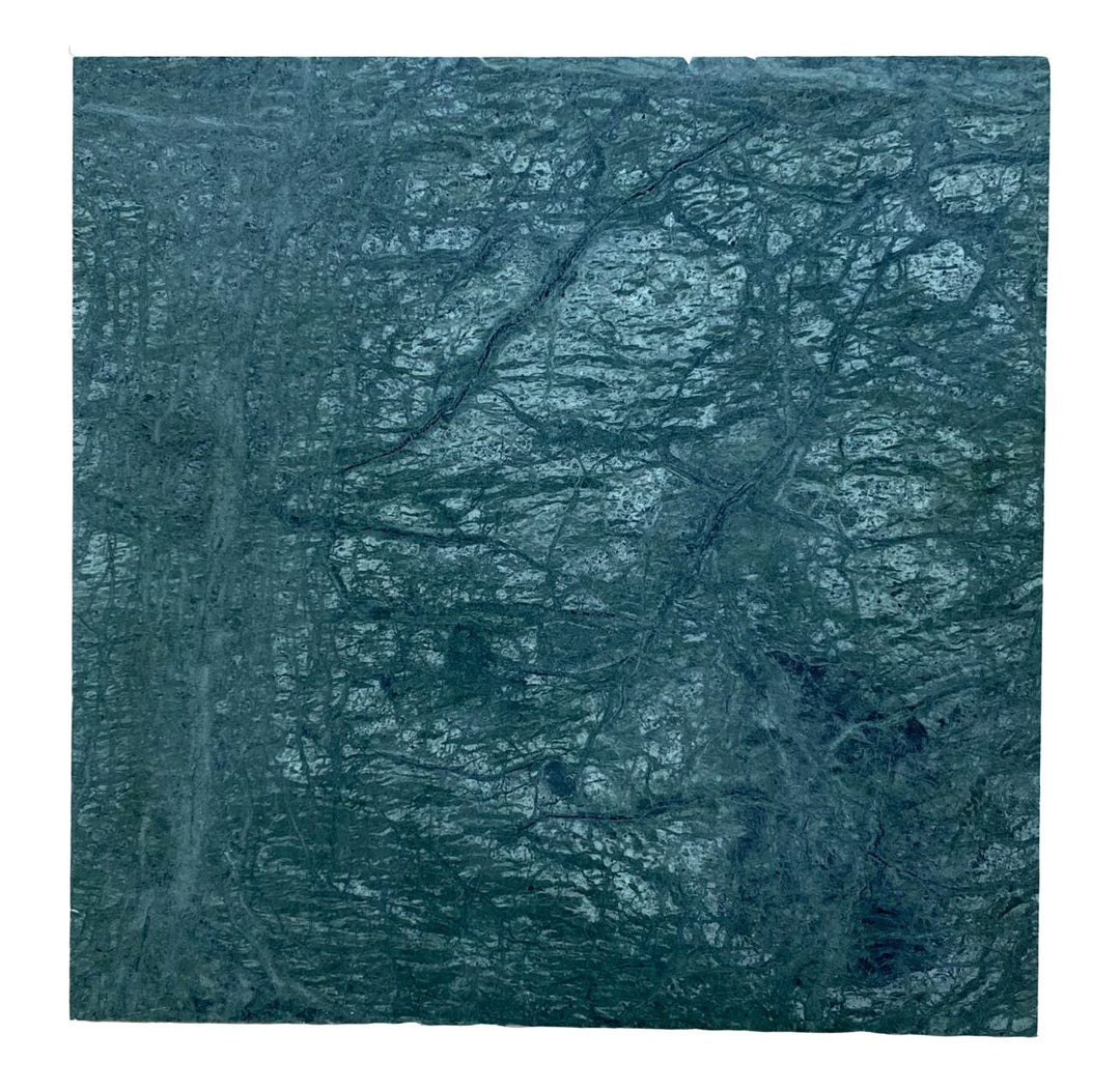Indian Green Honed Square Stone Tile 305x350mm