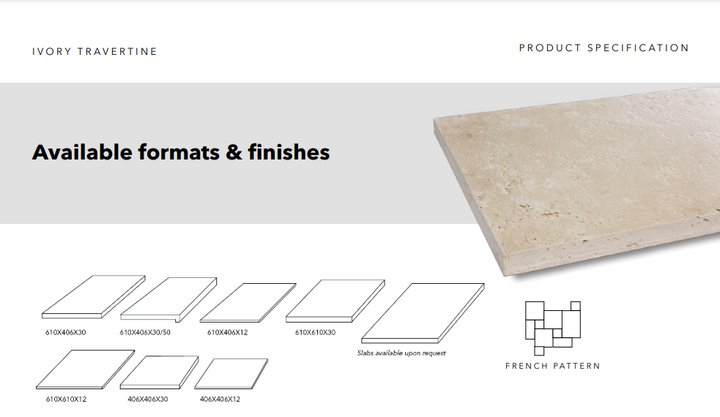 Ivory Travertine - Natural Stone