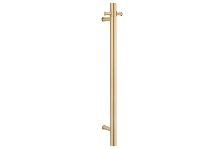 ADP Bloom Heated Towel Rail 900mm Light Brushed Brass