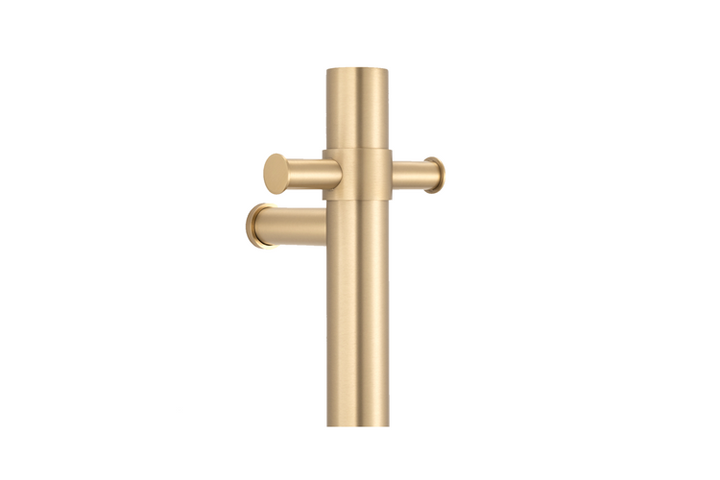 ADP Bloom Heated Towel Rail 900mm Light Brushed Brass