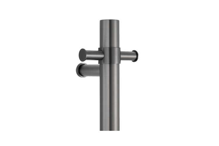ADP Bloom Heated Towel Rail 900mm Brushed Gunmetal