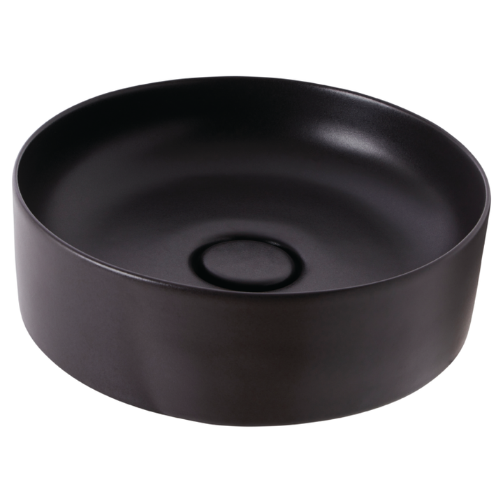 Johnson Suisse Venezia Round Countertop Vessel With Chrome Pop-down Waste
