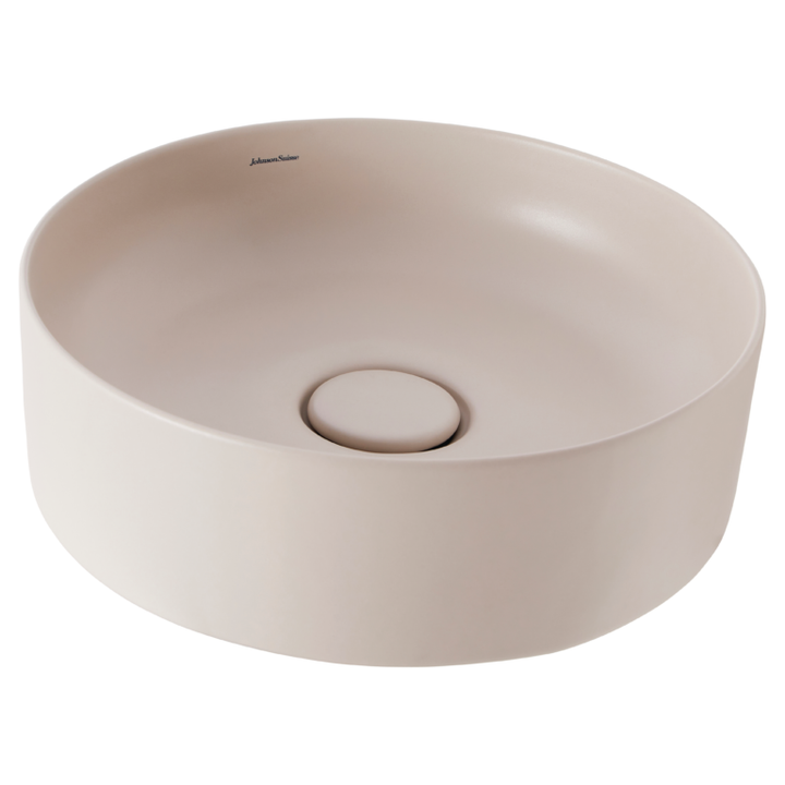 Johnson Suisse Venezia Round Countertop Vessel With Chrome Pop-down Waste