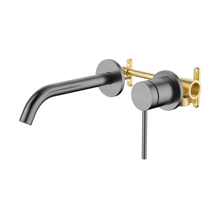 Johnson Suisse Venezia Wall Basin & Bath Mixer Kit Complete Lead Free