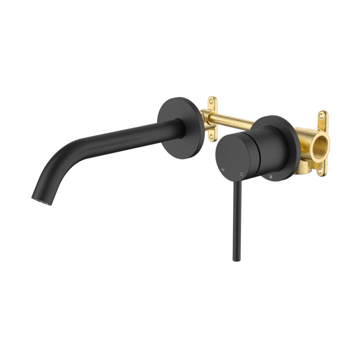 Johnson Suisse Venezia Wall Basin & Bath Mixer Kit Complete Lead Free