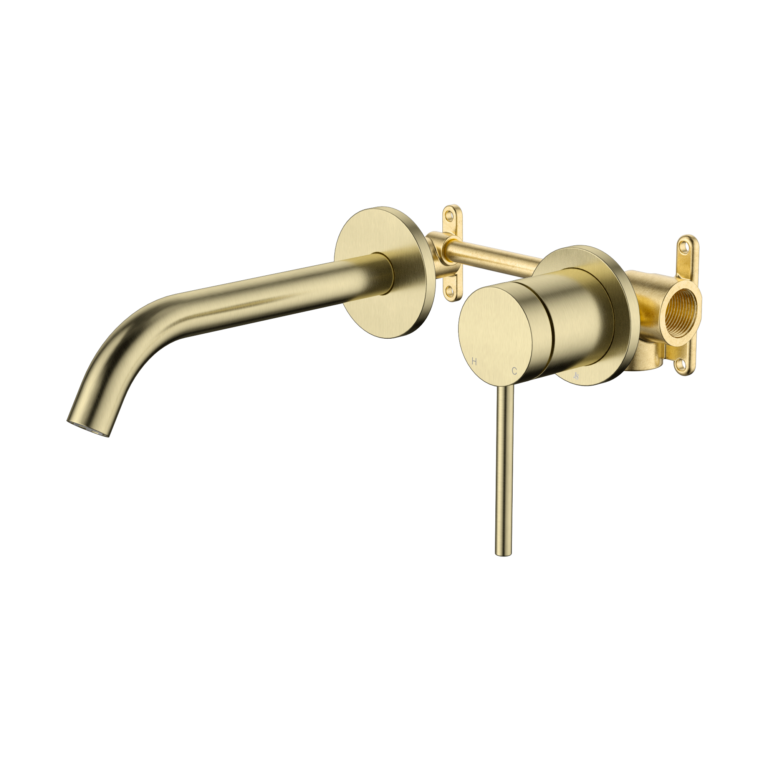 Johnson Suisse Venezia Wall Basin & Bath Mixer Kit Complete Lead Free