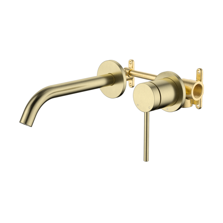Johnson Suisse Venezia Wall Basin & Bath Mixer Kit Complete Lead Free