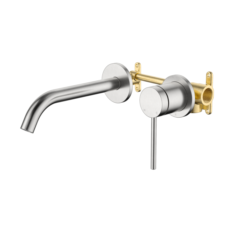 Johnson Suisse Venezia Wall Basin & Bath Mixer Kit Complete Lead Free