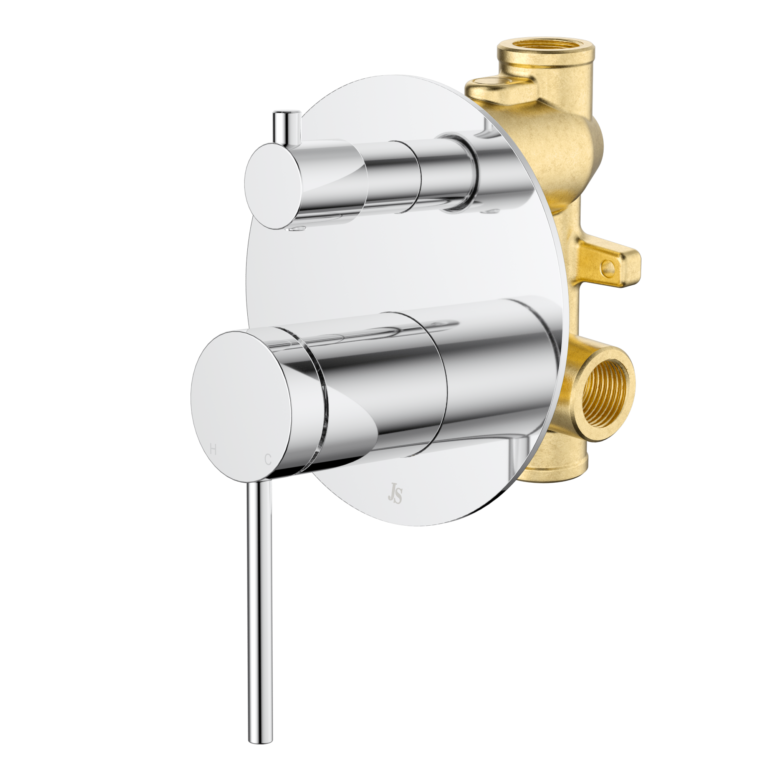 Johnson Suisse Venezia Shower Mixer With Diverter Kit Complete