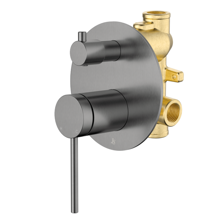 Johnson Suisse Venezia Shower Mixer With Diverter Kit Complete