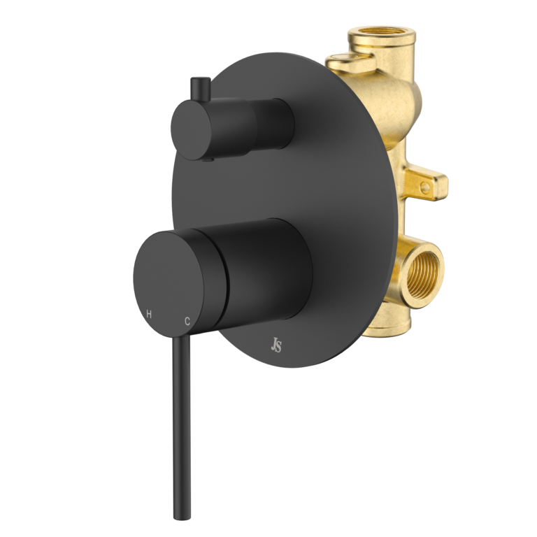 Johnson Suisse Venezia Shower Mixer With Diverter Kit Complete